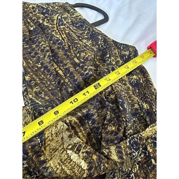 NWT Lafayette 148 New York Womans Olive100% Silk Sleeveless Top Size 0 - Picture 9 of 10